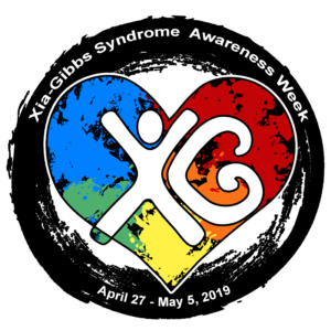 awarenesslogodates Xia-Gibbs Syndrome Awareness Week 2019 logo